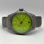 Oris ProPilot X 01 400 7778 7157-Set 05PEB (2023) - Groen wijzerplaat 39mm Titanium (2/8)