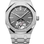 Audemars Piguet Royal Oak Tourbillon 26530TI.OO.1220TI.01 (2022) - Grijs wijzerplaat 41mm Titanium (1/1)