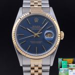 Rolex Datejust 36 16233 (1989) - 36mm Goud/Staal (1/7)