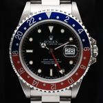 Rolex GMT-Master II 16710 (1993) - Zwart wijzerplaat 40mm Staal (1/4)