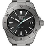 TAG Heuer Aquaracer WBP1180.BF0000 (2025) - Zwart wijzerplaat 40mm Titanium (1/1)