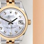 Rolex Datejust 31 278273 (2022) - Pearl dial 31 mm Gold/Steel case (5/8)