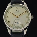 IWC Portuguese Automatic IW358303 (2012) - Wit wijzerplaat 40mm Staal (1/5)