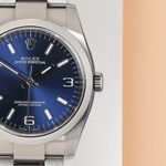 Rolex Oyster Perpetual 36 116000 (2019) - Blue dial 36 mm Steel case (4/7)