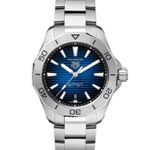 TAG Heuer Aquaracer WBP2111.BA0627 (2024) - Blue dial 40 mm Steel case (1/8)