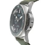 Panerai Luminor Submersible PAM01287 (Unknown (random serial)) - Green dial 44 mm Steel case (6/8)