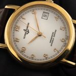 Ulysse Nardin San Marco 131-77 (1990) - Blauw wijzerplaat 38mm Geelgoud (3/8)