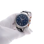 IWC Da Vinci Chronograph IW393402 (Unknown (random serial)) - Blue dial 42 mm Steel case (8/8)