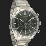 TAG Heuer Carrera CBN2A10.BA0643 (2023) - Groen wijzerplaat 44mm Staal (4/8)