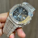 Patek Philippe Nautilus 5980/1400G-010 (2024) - Zwart wijzerplaat Onbekend Witgoud (3/4)