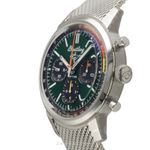 Breitling Top Time AB01762A1L1A1 (Onbekend (willekeurig serienummer)) - Groen wijzerplaat 41mm Staal (5/8)