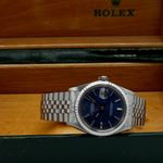 Rolex Datejust 1603 (1973) - Blauw wijzerplaat 36mm Staal (3/7)