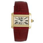 Cartier Tank Divan 2601 (2006) - Wit wijzerplaat 32mm Geelgoud (4/14)
