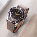 Rolex Submariner No Date 6205 (1955) - Zwart wijzerplaat 38mm Staal (3/8)
