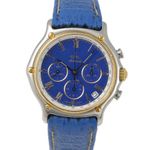 Ebel 1911 1134901 (1992) - Blue dial 40 mm Steel case (1/8)