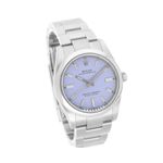 Rolex Oyster Perpetual 34 124200 (2026) - Purple dial 34 mm Steel case (3/5)