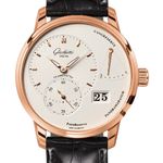 Glashütte Original PanoReserve 1-65-01-25-15-61 (2024) - Silver dial 40 mm Red Gold case (1/1)