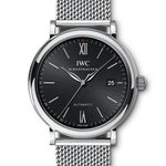 IWC Portofino Automatic IW356506 (2024) - Zwart wijzerplaat 40mm Staal (1/1)