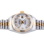 Rolex Lady-Datejust 69173 (1987) - Silver dial 26 mm Gold/Steel case (5/8)