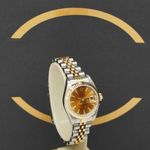 Rolex Lady-Datejust 69173 (1995) - Orange dial 26 mm Gold/Steel case (3/6)