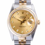 Rolex Datejust 36 16233 (1988) - 36 mm Gold/Steel case (3/8)