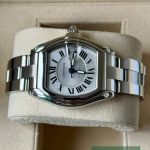 Cartier Roadster W62000V3 (2010) - Zilver wijzerplaat 38mm Staal (5/7)