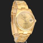 Rolex Oyster Perpetual Date 15238 (2005) - 34 mm Yellow Gold case (4/8)