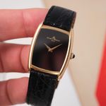Baume & Mercier Vintage 37061 (1970) - Black dial 28 mm Yellow Gold case (6/8)
