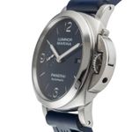 Panerai Luminor Marina PAM01313 (Unknown (random serial)) - Blue dial 44 mm Steel case (6/8)