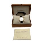 Eberhard & Co. 8 Jours 20017 (2001) - Wit wijzerplaat 40mm Geelgoud (5/5)