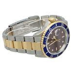 Rolex Submariner Date 16613 (1991) - Purple dial 40 mm Gold/Steel case (5/6)