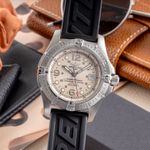 Breitling Superocean Steelfish A17390 (2011) - Zilver wijzerplaat 44mm Staal (3/8)