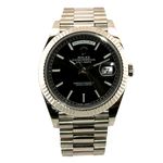 Rolex Day-Date 40 228239 (2018) - Black dial 40 mm White Gold case (1/7)