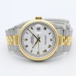 Rolex Datejust 36 16233 (1996) - White dial 36 mm Gold/Steel case (3/8)