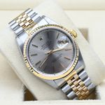 Rolex Datejust 36 16233 (1993) - Grijs wijzerplaat 36mm Goud/Staal (1/7)