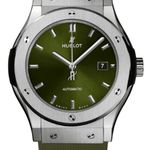 Hublot Classic Fusion 542.NX.8970.RX (2026) - Green dial 42 mm Titanium case (1/1)