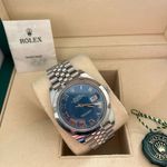 Rolex Datejust 41 126300 (2020) - Blue dial 41 mm Steel case (6/6)