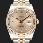 Rolex Datejust 36 116231 (2005) - Silver dial 36 mm Gold/Steel case (3/7)
