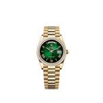 Rolex Day-Date 36 128398TBR (2025) - Groen wijzerplaat 36mm Geelgoud (1/1)