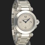 Cartier Pasha WSPA0021 (2022) - Silver dial 30 mm Steel case (4/8)