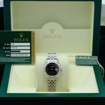 Rolex Lady-Datejust 179174 (2011) - Zwart wijzerplaat 26mm Staal (3/8)