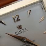 Rolex Vintage 4645 (1950) - Silver dial Unknown Yellow Gold case (8/14)