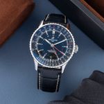 Breitling Navitimer GMT A32310251B1P1 (Onbekend (willekeurig serienummer)) - Zwart wijzerplaat 41mm Staal (1/8)