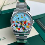 Rolex Oyster Perpetual 41 124300 (2024) - Blauw wijzerplaat 41mm Staal (3/5)