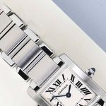 Cartier Tank Française SM W51008Q3 (2000) - 20 mm Steel case (3/8)