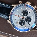 Breitling Navitimer 01 (46 MM) RB0137241G1P1 (2026) - Silver dial 46 mm Red Gold case (1/2)