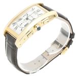 Cartier Tank Américaine W2609256 (2011) - Wit wijzerplaat 52mm Geelgoud (5/8)