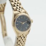Rolex Lady-Datejust 69178 (1991) - Blauw wijzerplaat 26mm Geelgoud (3/8)