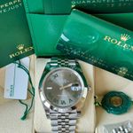 Rolex Datejust 41 126300 (2020) - Zwart wijzerplaat 41mm Staal (7/7)