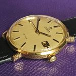 Omega De Ville Unknown (Unknown (random serial)) - Champagne dial 34 mm Yellow Gold case (1/5)